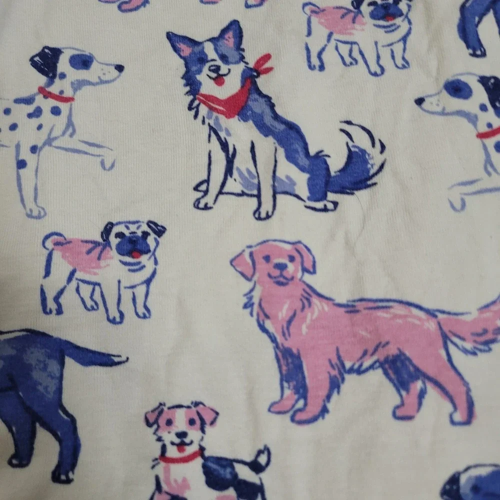 Hatley Size 6 Pajama Set Bundle Girls Pink Unicorn Blue Dog Organic Cotton‎ 2pk